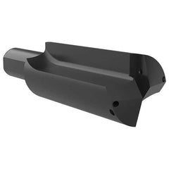 Allied Machine and Engineering - 3-17/32" to 4-1/2" Diam 6-49/64" Max Depth Straight Flute Spade Drill - Benchmark Tooling