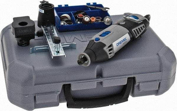 Dremel - 120 Volt, Electric Rotary Tool Kit - 5,000 to 35,000 RPM, 1.6 Amps - Benchmark Tooling