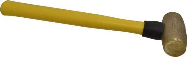 American Hammer - 3 Lb Head Nonmarring Mallet - 14-1/2" OAL, 13" Long Fiberglass Handle - Benchmark Tooling