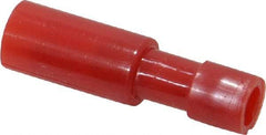 3M - 22 to 18 AWG Bullet Connector - 0.18" Bullet Diam, Red Nylon Insulation - Benchmark Tooling