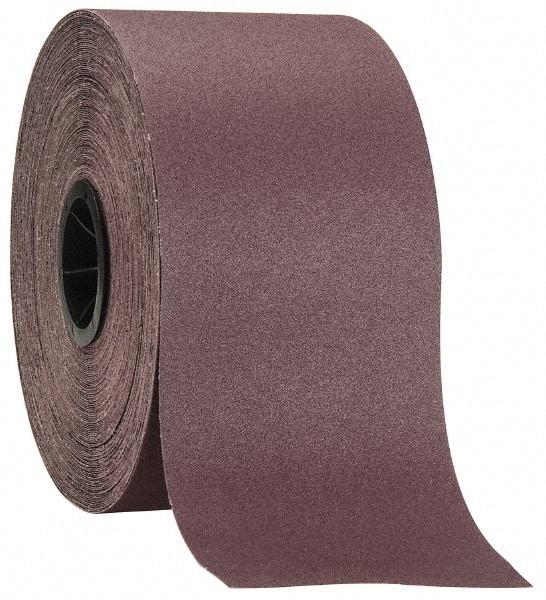 3M - 6" x 50 Yd 80 Grit Aluminum Oxide Cloth Roll - Medium Grade, X Weighted Backing - Benchmark Tooling