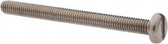 Value Collection - M3x0.50 Metric Coarse, 35mm Length Under Head Slotted Drive Machine Screw - Pan Head, Grade 18-8 & A2 Stainless Steel, Uncoated, Without Washer - Benchmark Tooling