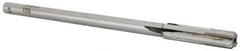 Made in USA - Letter R Carbide-Tipped 4 Flute Chucking Reamer - Straight Flute, 9/32" Straight Shank, 1-1/2" Flute Length, 6" OAL - Benchmark Tooling