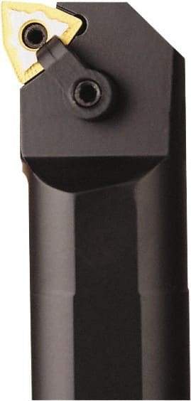 Seco - 2.56" Min Bore Diam, 16" OAL, 2" Shank Diam, A-MVUN Indexable Boring Bar - WNMG 432 Insert, Pin & Clamp Holding Method - Benchmark Tooling