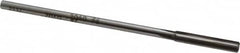 Made in USA - #6 Carbide-Tipped 4 Flute Chucking Reamer - Straight Flute, 11/64" Straight Shank, 1-1/8" Flute Length, 4-1/2" OAL - Benchmark Tooling