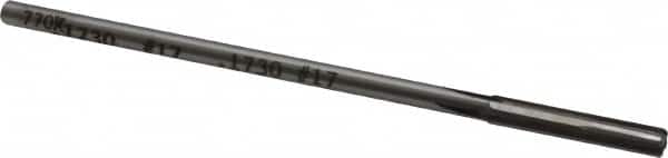 Made in USA - #17 Carbide-Tipped 4 Flute Chucking Reamer - Benchmark Tooling