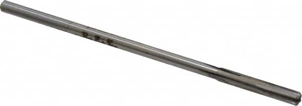 Made in USA - #18 Carbide-Tipped 4 Flute Chucking Reamer - Straight Flute, 0.151" Straight Shank, 1" Flute Length, 4" OAL - Benchmark Tooling