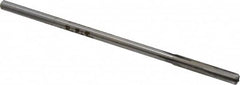 Made in USA - #18 Carbide-Tipped 4 Flute Chucking Reamer - Straight Flute, 0.151" Straight Shank, 1" Flute Length, 4" OAL - Benchmark Tooling
