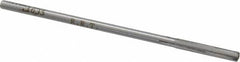 Made in USA - 0.1635" Carbide-Tipped 4 Flute Chucking Reamer - Straight Flute, 0.151" Straight Shank, 1" Flute Length, 4" OAL - Benchmark Tooling