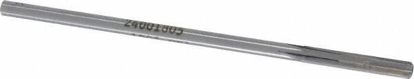 Made in USA - 0.1805" Carbide-Tipped 4 Flute Chucking Reamer - Straight Flute, 11/64" Straight Shank, 1-1/8" Flute Length, 4-1/2" OAL - Benchmark Tooling