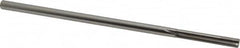 Made in USA - 0.245" Carbide-Tipped 8 Flute Chucking Reamer - Straight Flute, 15/64" Straight Shank, 1-1/2" Flute Length, 6" OAL - Benchmark Tooling