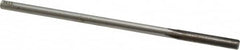 Made in USA - 1/4" Carbide-Tipped 4 Flute Chucking Reamer - Straight Flute, 15/64" Straight Shank, 1-1/2" Flute Length, 6" OAL - Benchmark Tooling