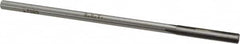 Made in USA - 1/4" Carbide-Tipped 4 Flute Chucking Reamer - Straight Flute, 15/64" Straight Shank, 1-1/2" Flute Length, 6" OAL - Benchmark Tooling