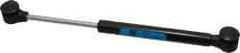 Value Collection - 0.24" Rod Diam, 0.59" Tube Diam, 30 Lb Capacity, Gas Spring - 9.6" Extended Length, 3.15" Stroke Length, Plastic Ball Socket, Black Nitride Piston - Benchmark Tooling