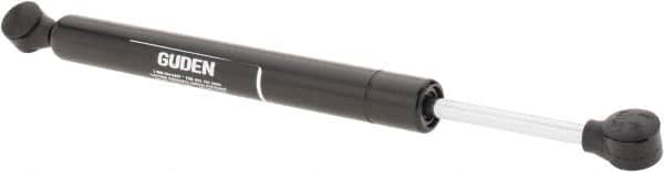 Made in USA - 0.32" Rod Diam, 0.87" Tube Diam, 100 Lb Capacity, Hydraulic Dampers - Extension, 14.49" Extended Length, 5" Stroke Length, Plastic Ball Socket, Chrome-Plated Piston - Benchmark Tooling