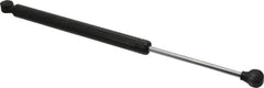 Made in USA - 0.32" Rod Diam, 0.87" Tube Diam, 100 Lb Capacity, Hydraulic Dampers - Extension, 17.01" Extended Length, 6" Stroke Length, Plastic Ball Socket, Chrome-Plated Piston - Benchmark Tooling