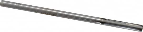 Made in USA - 0.286" Carbide-Tipped 4 Flute Chucking Reamer - Straight Flute, 9/32" Straight Shank, 1-1/2" Flute Length, 6" OAL - Benchmark Tooling