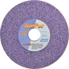 Norton - 7" Diam x 1-1/4" Hole x 1/2" Thick, G Hardness, 46 Grit Surface Grinding Wheel - Ceramic, Type 1, Coarse Grade, 3,600 Max RPM, Vitrified Bond, No Recess - Benchmark Tooling