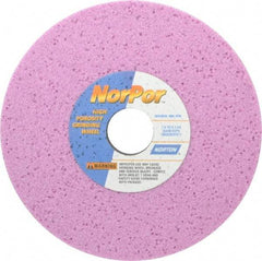Norton - 7" Diam x 1-1/4" Hole x 1/2" Thick, G Hardness, 46 Grit Surface Grinding Wheel - Aluminum Oxide, Type 1, Coarse Grade, 3,600 Max RPM, Vitrified Bond, No Recess - Benchmark Tooling