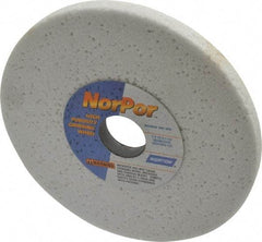 Norton - 7" Diam x 1-1/4" Hole x 1/2" Thick, G Hardness, 46 Grit Surface Grinding Wheel - Aluminum Oxide, Type 1, Coarse Grade, 3,600 Max RPM, Vitrified Bond, No Recess - Benchmark Tooling