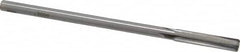 Made in USA - 0.309" Carbide-Tipped 4 Flute Chucking Reamer - Straight Flute, 9/32" Straight Shank, 1-1/2" Flute Length, 6" OAL - Benchmark Tooling