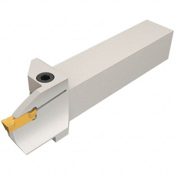 Iscar - HFH, External, Right Hand, 1.26" Max Depth of Cut, 0.236" Max Groove Width, Indexable Grooving Tool Holder - DGN 6303, GRIP 6.., HFPR 6004 Insert Compatibility, 1" Shank Height, 1" Shank Width, 6" OAL - Benchmark Tooling