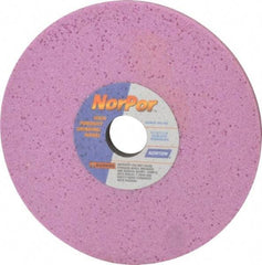 Norton - 8" Diam x 1-1/4" Hole x 1/2" Thick, G Hardness, 46 Grit Surface Grinding Wheel - Aluminum Oxide, Type 1, Coarse Grade, 3,600 Max RPM, Vitrified Bond, No Recess - Benchmark Tooling