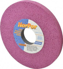 Norton - 12" Diam x 3" Hole x 1" Thick, H Hardness, 60 Grit Surface Grinding Wheel - Aluminum Oxide, Type 1, Medium Grade, 2,710 Max RPM, Vitrified Bond, No Recess - Benchmark Tooling
