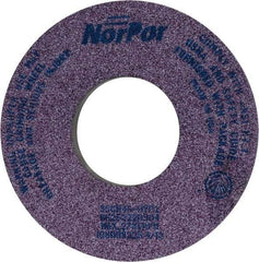 Norton - 12" Diam x 5" Hole x 1-1/2" Thick, H Hardness, 46 Grit Surface Grinding Wheel - Ceramic, Type 5, Coarse Grade, 2,710 Max RPM, Vitrified Bond, One-Side Recess - Benchmark Tooling
