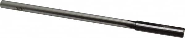 Made in USA - 0.382" Carbide-Tipped 4 Flute Chucking Reamer - Straight Flute, 5/16" Straight Shank, 1-3/4" Flute Length, 7" OAL - Benchmark Tooling