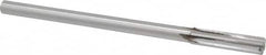 Made in USA - 0.425" Carbide-Tipped 4 Flute Chucking Reamer - Straight Flute, 3/8" Straight Shank, 1-3/4" Flute Length, 7" OAL - Benchmark Tooling