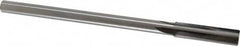 Made in USA - 0.435" Carbide-Tipped 4 Flute Chucking Reamer - Straight Flute, 3/8" Straight Shank, 1-3/4" Flute Length, 7" OAL - Benchmark Tooling