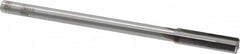 Made in USA - 0.441" Carbide-Tipped 4 Flute Chucking Reamer - Straight Flute, 3/8" Straight Shank, 1-3/4" Flute Length, 7" OAL - Benchmark Tooling