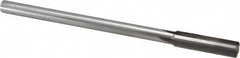 Made in USA - 0.459" Carbide-Tipped 4 Flute Chucking Reamer - Straight Flute, 3/8" Straight Shank, 1-3/4" Flute Length, 7" OAL - Benchmark Tooling