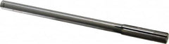 Made in USA - 0.496" Carbide-Tipped 6 Flute Chucking Reamer - Benchmark Tooling