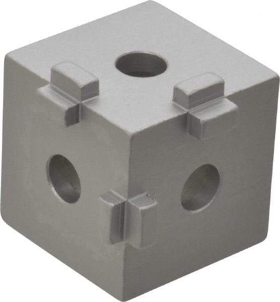 80/20 Inc. - Open Shelving Square Tri-Corner Connector - Aluminum, Use with Series 10 & Bolt Kit 3017 - Benchmark Tooling