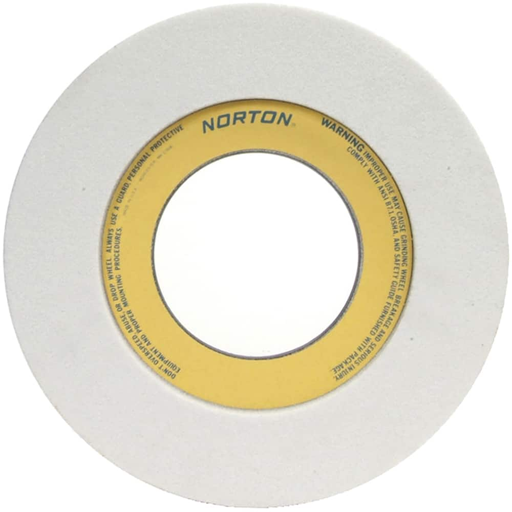 Norton - 14" Diam x 5" Hole x 2" Thick, H Hardness, 60 Grit Surface Grinding Wheel - Benchmark Tooling