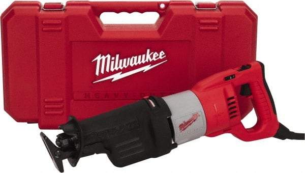 Milwaukee Tool - 3,000 Strokes per Minute, 1-1/4 Inch Stroke Length, Electric Reciprocating Saw - 120 Volts, 13 Amps - Benchmark Tooling