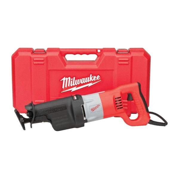 Milwaukee Tool - 3,000 Strokes per Minute, 1-1/4 Inch Stroke Length, Electric Reciprocating Saw - 120 Volts, 13 Amps, 1 Blade - Benchmark Tooling