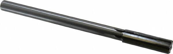 Made in USA - 0.686" Carbide-Tipped 6 Flute Chucking Reamer - Straight Flute, 9/16" Straight Shank, 2-1/4" Flute Length, 9" OAL - Benchmark Tooling