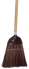 Weiler - 55" OAL Palmyra Bristle Corn Broom - 10" Bristle Length, 12" Wide - Benchmark Tooling