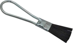 Weiler - 3 Rows x 15 Columns Steel Scratch Brush - 5-1/2" OAL, 1-1/2" Trim Length, Steel Loop Handle - Benchmark Tooling