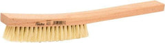 Weiler - 4 Rows x 18 Columns Tampico Plater Brush - 5-1/4" Brush Length, 13" OAL, 1" Trim Length, Wood Shoe Handle - Benchmark Tooling