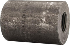 Made in USA - Size 1 x 1/2", Class 3,000, Forged Carbon Steel Black Pipe Reducing Coupling - 3,000 psi, Threaded End Connection - Benchmark Tooling