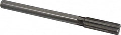 Made in USA - 0.874" Carbide-Tipped 6 Flute Chucking Reamer - Benchmark Tooling