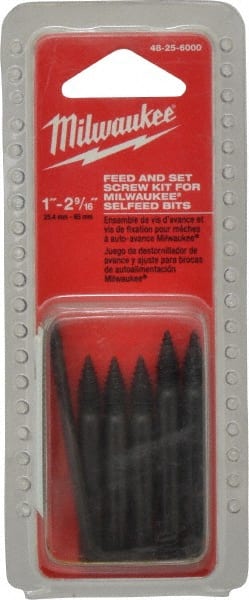 Milwaukee Tool - 1 to 2-9/16" Drill Bit, Lead Screw, Set Screw - Benchmark Tooling