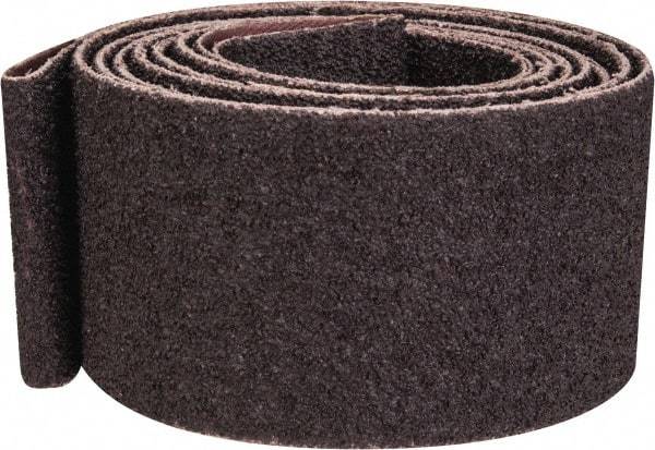 Norton - 2" Wide x 132" OAL, 36 Grit, Aluminum Oxide Abrasive Belt - Aluminum Oxide, Very Coarse, Coated, X Weighted Cloth Backing, Series R228 - Benchmark Tooling