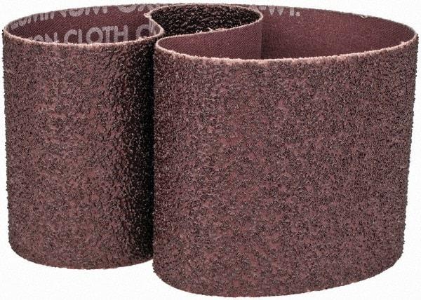 Norton - 3" Wide x 24" OAL, 36 Grit, Aluminum Oxide Abrasive Belt - Aluminum Oxide, Very Coarse, Coated, X Weighted Cloth Backing, Series R228 - Benchmark Tooling