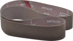 Norton - 2-1/2" Wide x 60" OAL, 320 Grit, Aluminum Oxide Abrasive Belt - Aluminum Oxide, Extra Fine, Coated, Series R228 - Benchmark Tooling