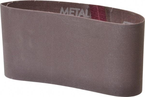 Norton - 3-1/2" Wide x 15-1/2" OAL, 220 Grit, Aluminum Oxide Abrasive Belt - Aluminum Oxide, Very Fine, Coated, Series R228 - Benchmark Tooling